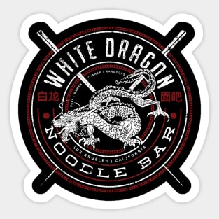 White Dragon Noodle Bar Sticker